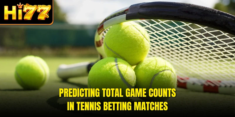 Predicting total game counts in tennis betting matches